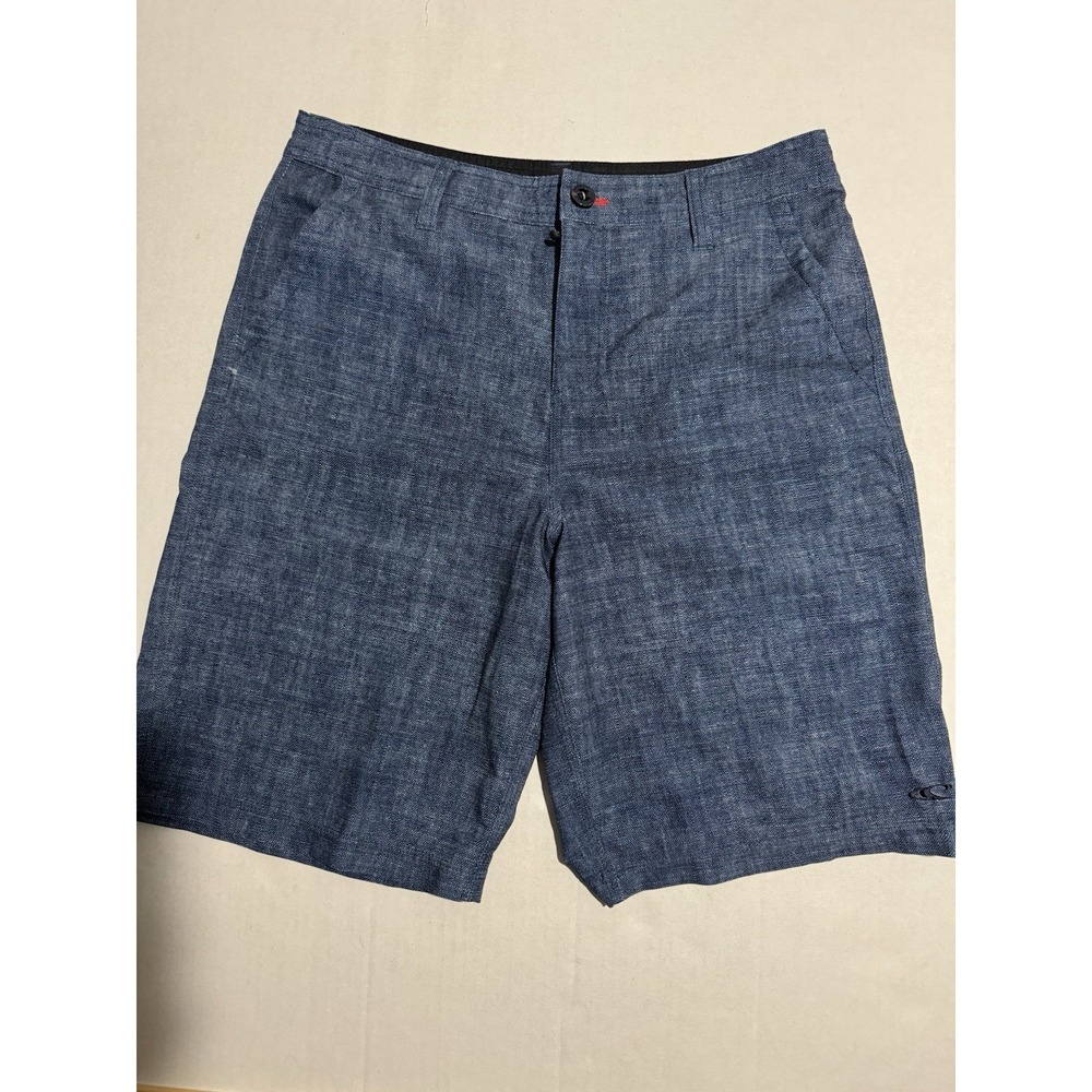 O'Neill Skateboard Sk8‎ Blue Moisture Wicking Shorts, Flat Front, Men's 30